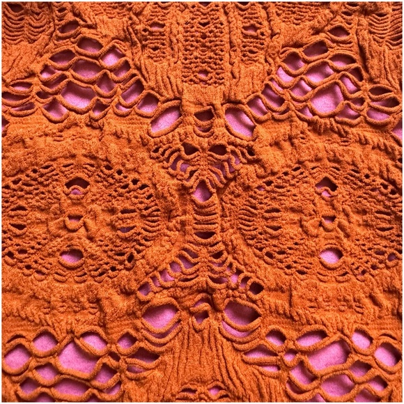 Free People Medallion Crochet Mini Dress XS - Picture 6 of 11